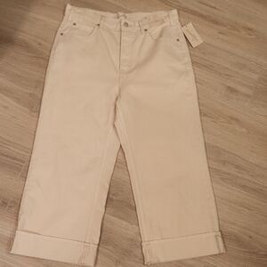 Universal Thread Cream Ankle & Cropped Jeans